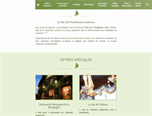 Tablet Screenshot of hotelleparc.fr